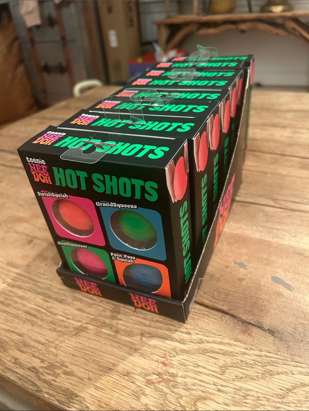 Schylling NeeDoh Hot Shots 32 Squish Toys Bulk Lot Sports Party Favors NWT